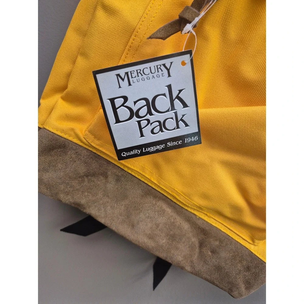 Mercury Luggage SPAM Yellow Backpack Advertising Promo Collectible NWT Coronado